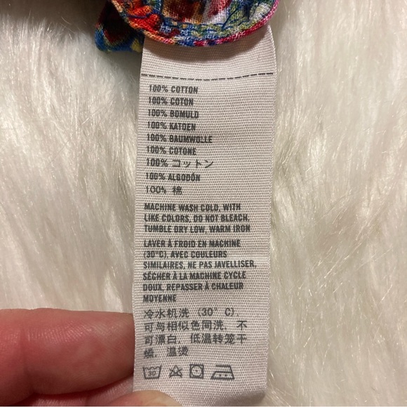 Abercrombie & Fitch size S, floral print, multi color, short romper, no damages - Picture 5 of 9